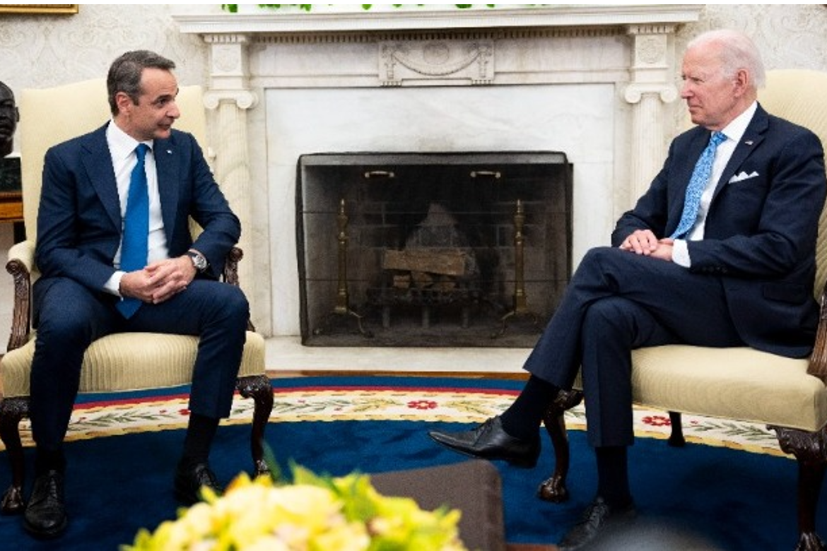 Στον Λευκό Οίκο ο πρωθυπουργός Κυρ. Μητσοτάκης: Η Ελλάδα πυλώνας σταθερότητας στην ευρύτερη περιοχή